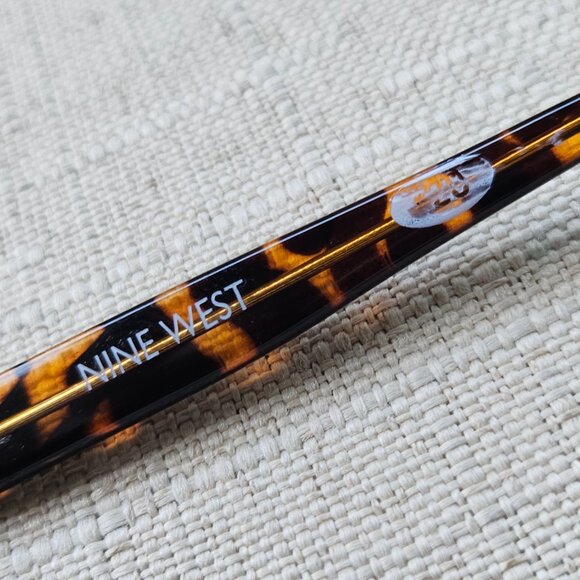 Nine West Women Sunglasses Cora Cat Eye Brown Tortise Shades - Picture 10 of 15